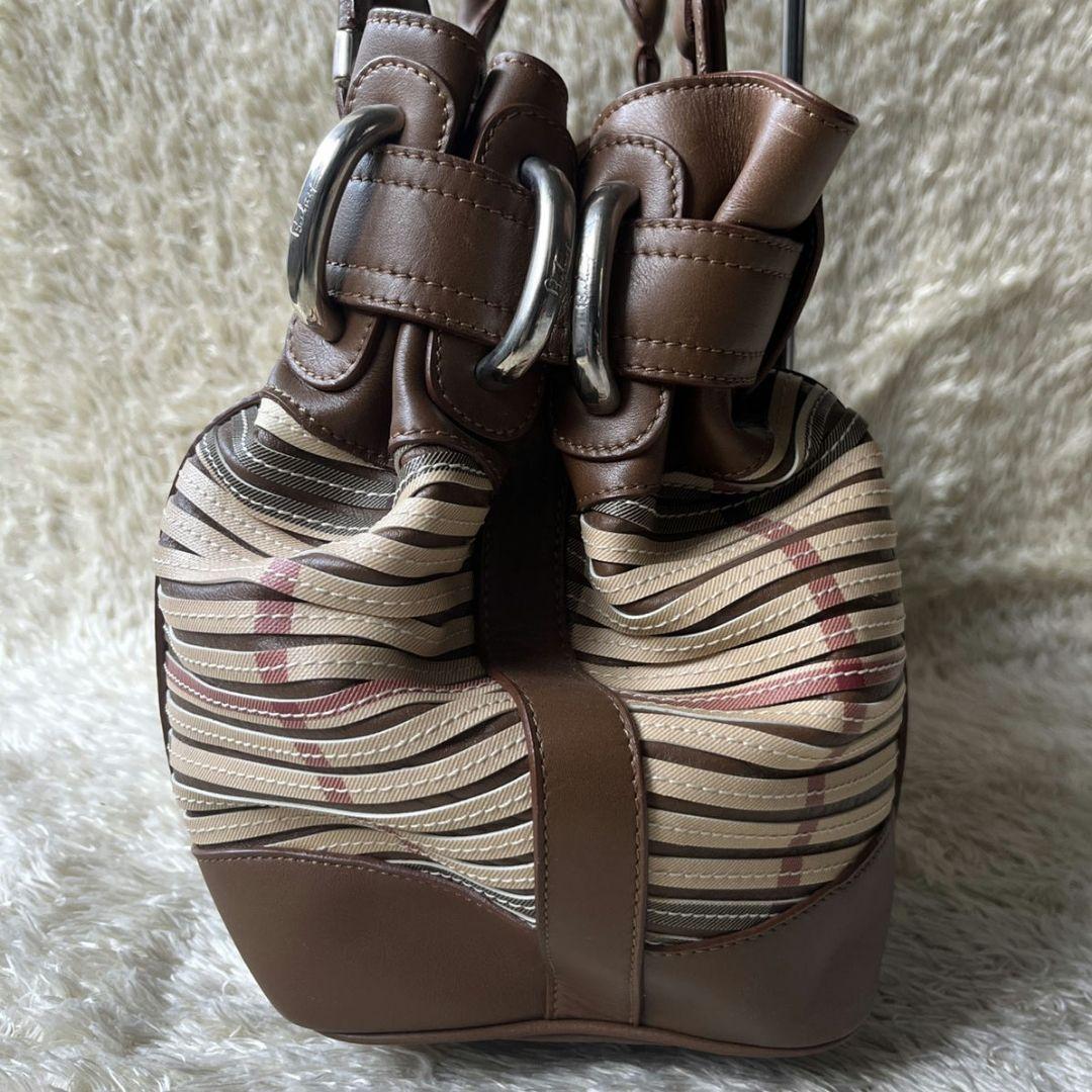 希少　バーバリー　プローサム　トートバッグ　ノバチェック