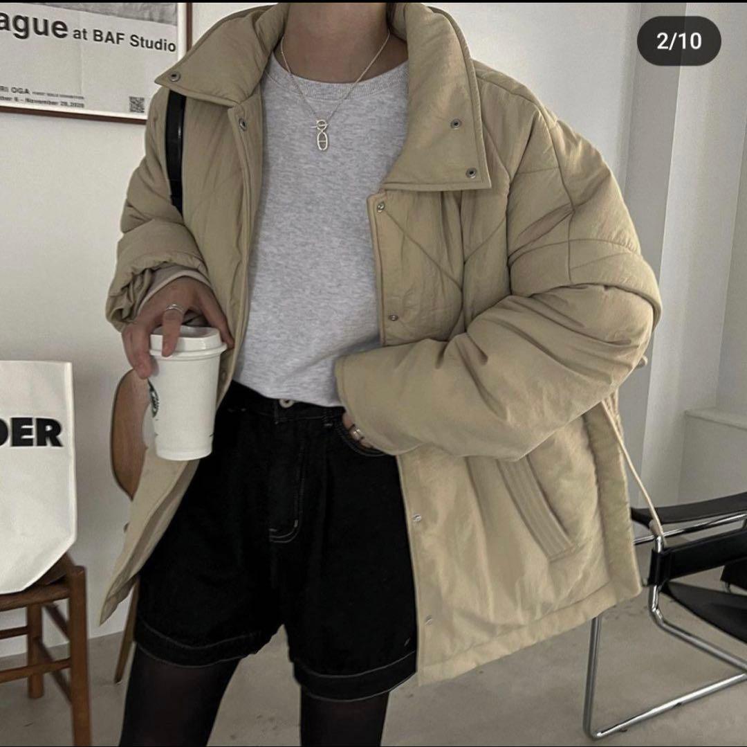 willfully ♡ ダウンジャケット　2way　ポンチョ　中綿　キルティング