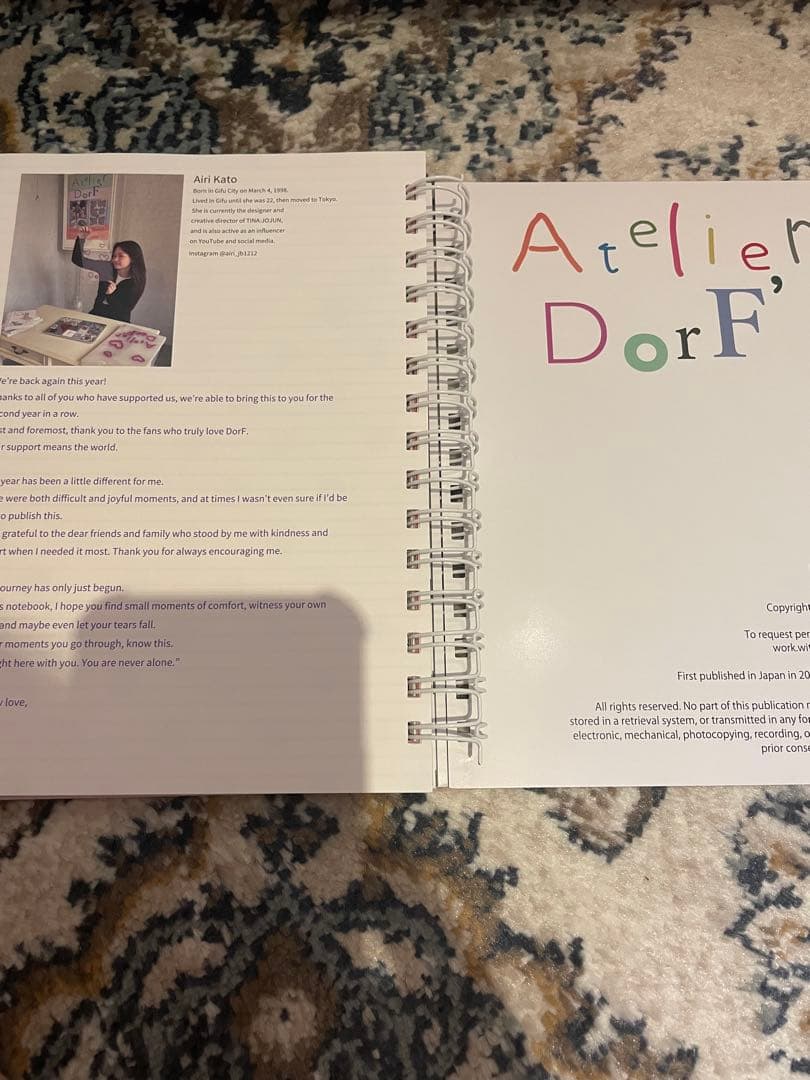 AtelierDorF 2026スケジュール帳　アトリエドルフ　手帳