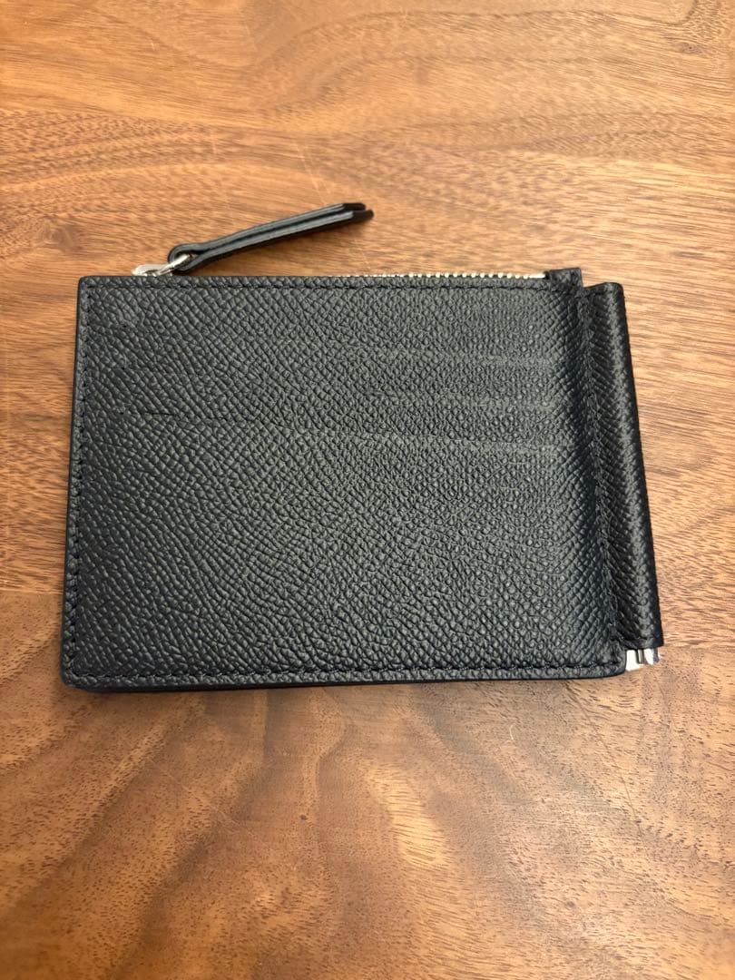 BLook様Maison Margiela 黒 レザー マネークリップ