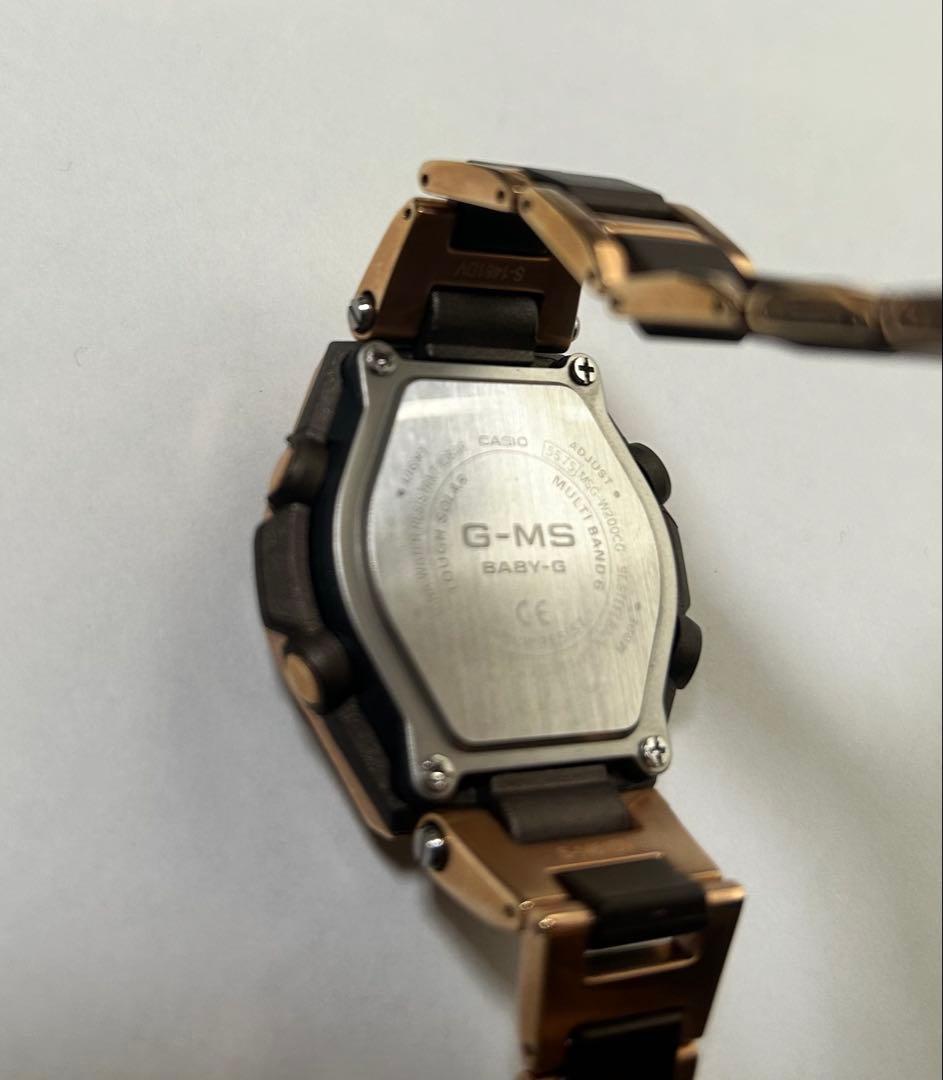 G-MS ゴールド/ブラック 自動巻き腕時計