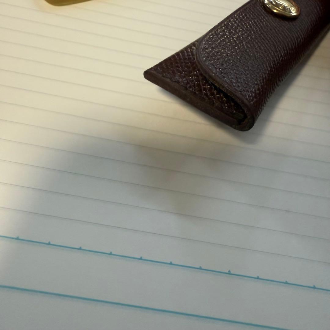 エルメス HERMS バッファローホーン　櫛　コーム　くし　レザーケース付き