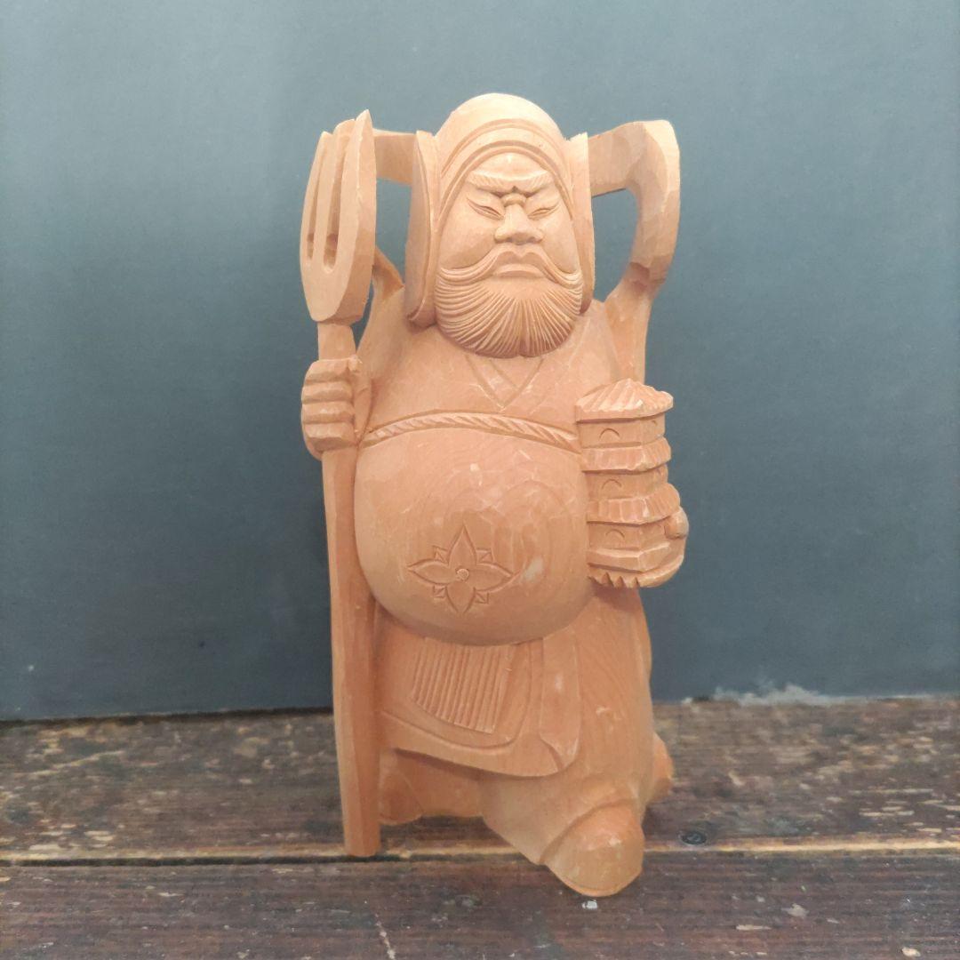 七福神木彫り　手掘り