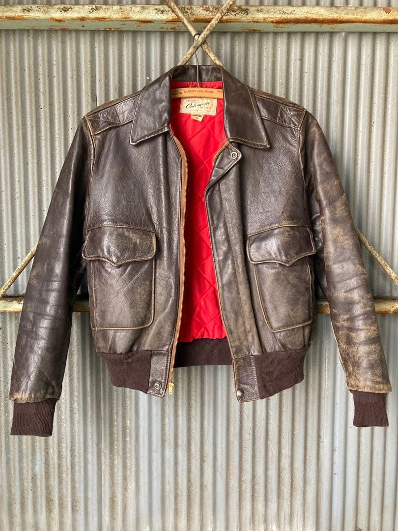 60sヘラクレスA-2レザージャケット シアーズ ホースハイド