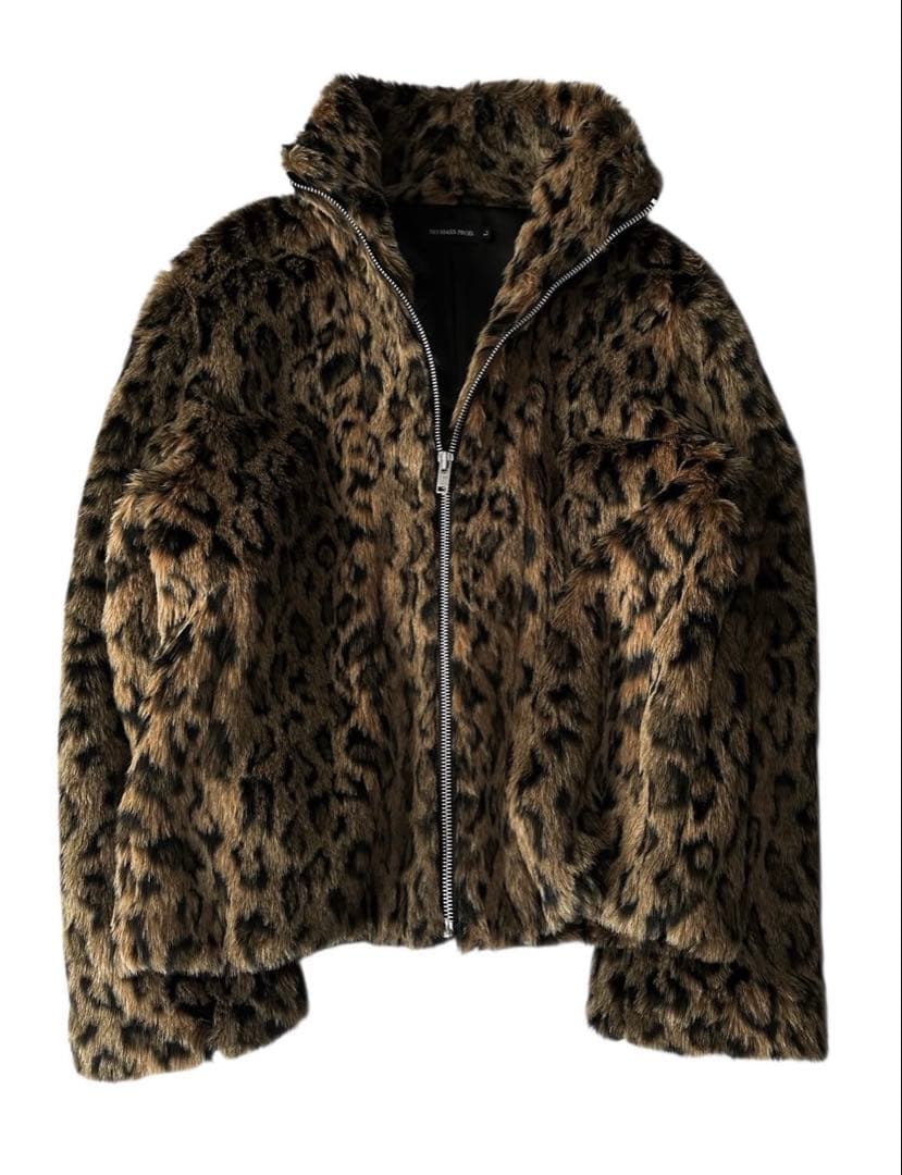 ジャケット・アウター no mass prod LEOPARD FUR JACKET