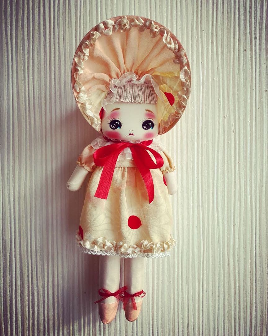 つきもとつきこの文化人形 ヘロヘロ人形 アンティーク着物 大正ロマン 昭和レトロ