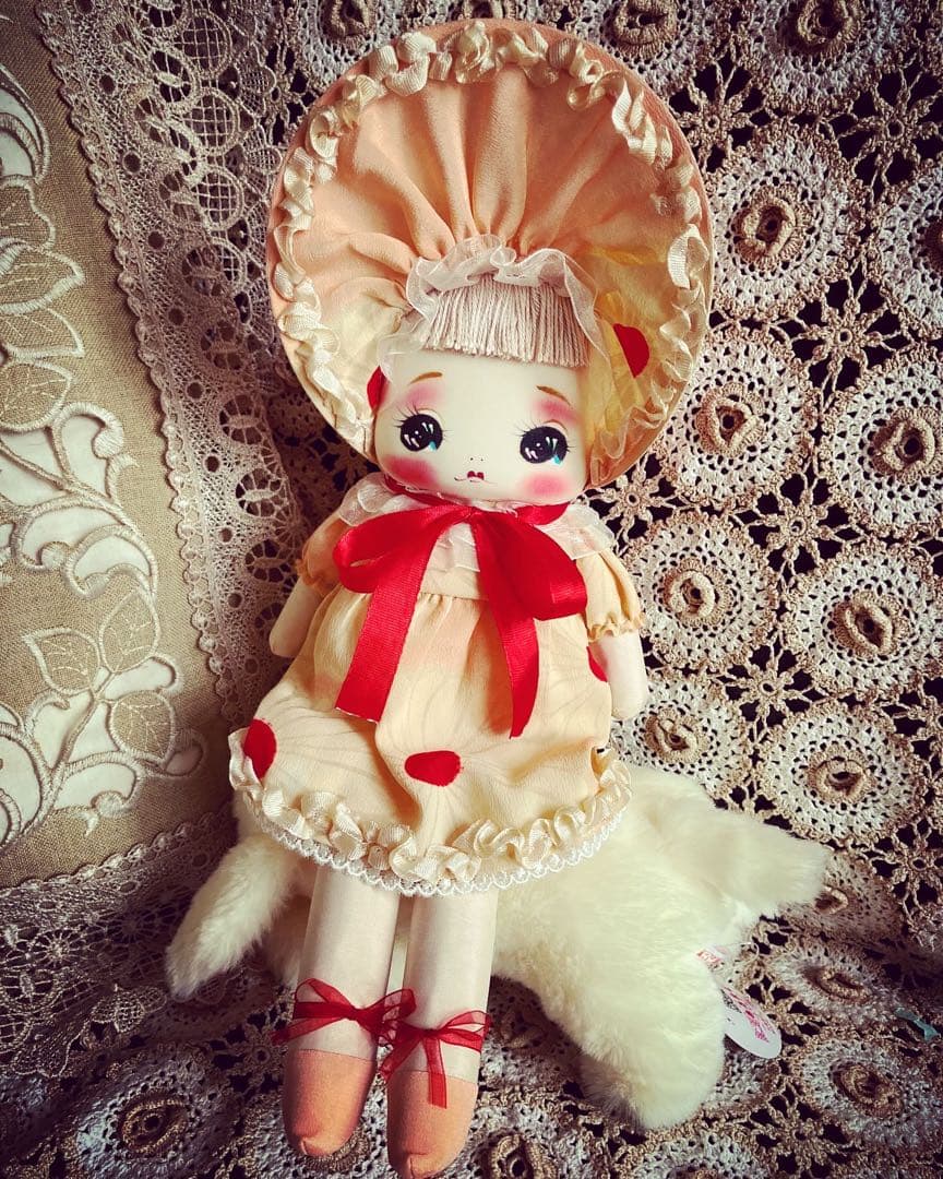 つきもとつきこの文化人形 ヘロヘロ人形 アンティーク着物 大正ロマン 昭和レトロ