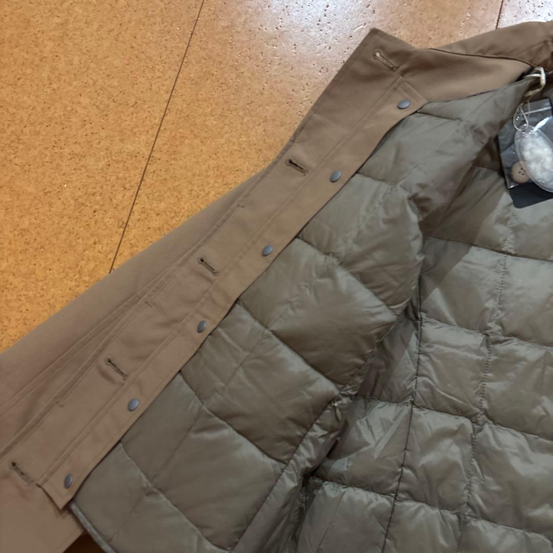 新品 タグ付　タイオン バルカラーコート ダウンジャケットSET ベージュ　S