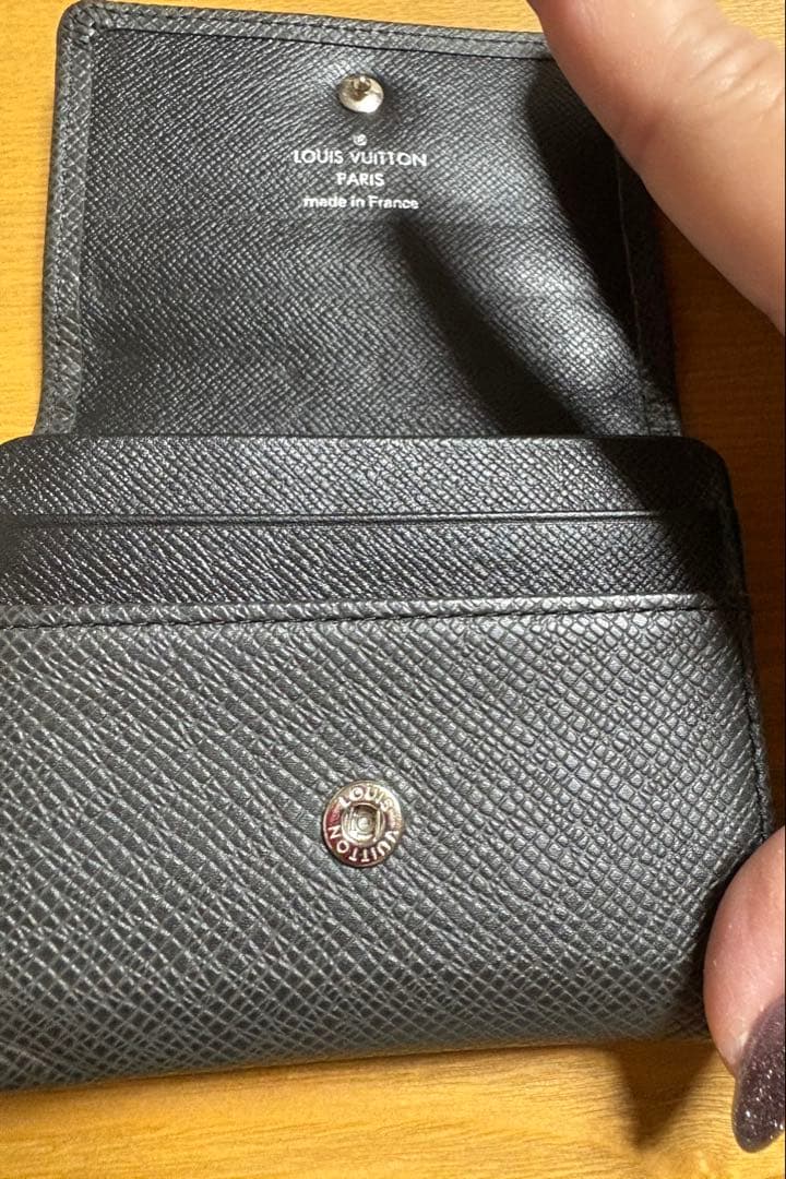 Louis Vuitton ノワールポルトモネセルゲイ黒