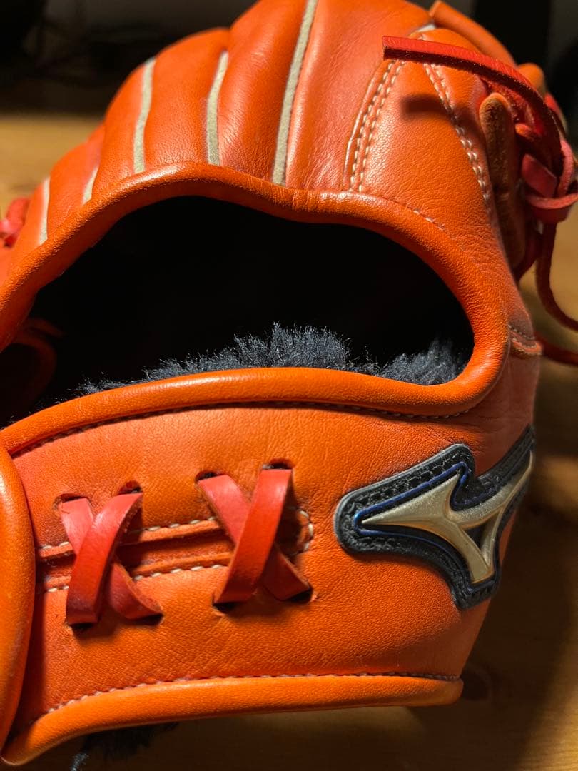 Mizuno Select 軟式グローブ オレンジ