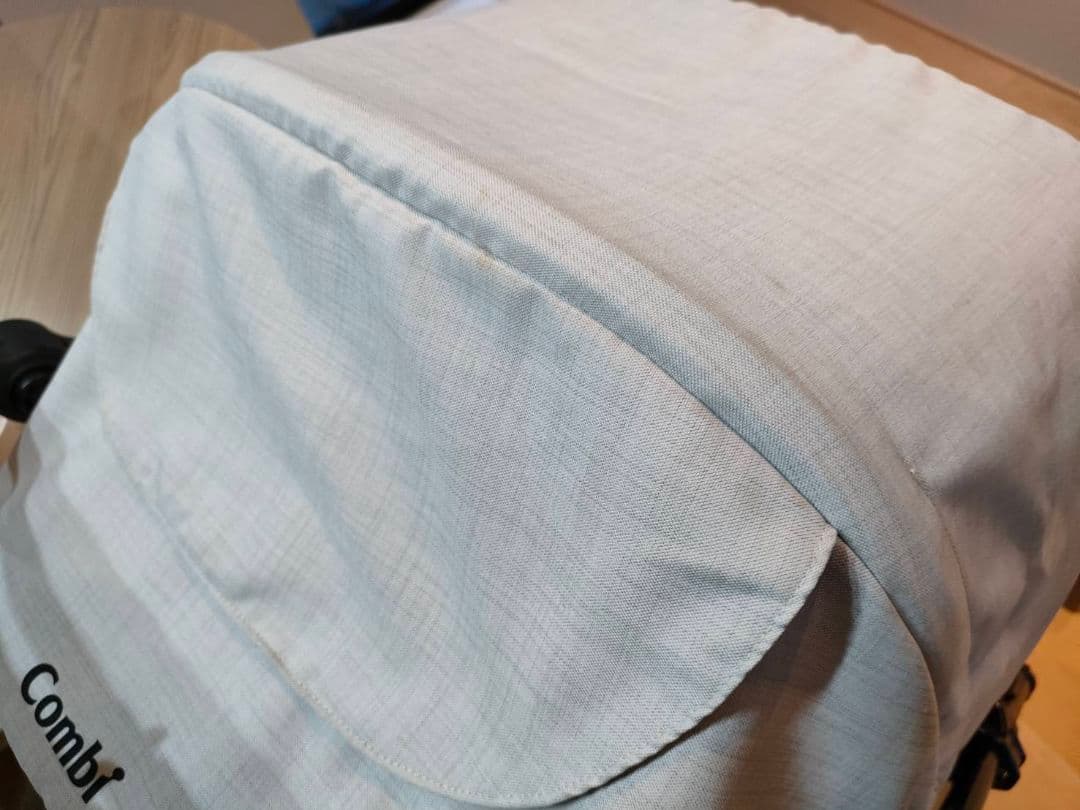 コンビホワイトレーベル クロスゴー ベビーカー　エッグショック　ガーデニアグレー