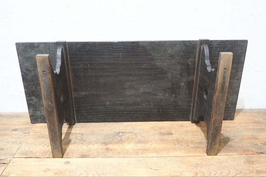 1406 杉のローテーブル　文机　陳列台　古家具　古道具　レトロ　アンティーク