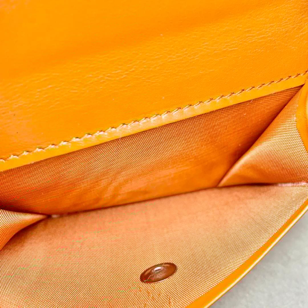 未使用級 ハンティングワールド 折り財布 ゾウロゴ グレー×ブラウン 付属品