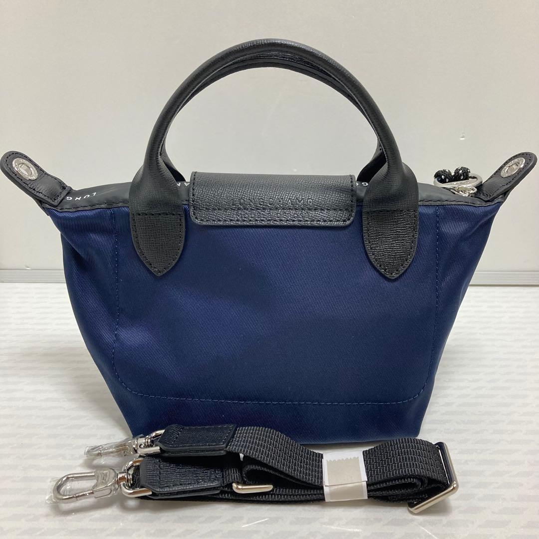 未使用　ロンシャン　LONGCHAMPプリアージュENERGY XSネイビー