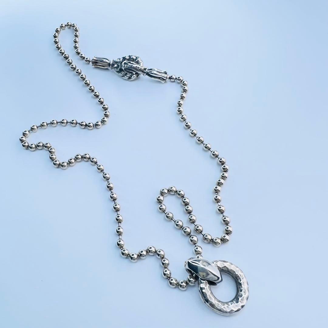 ロンワンズ レナードカムホート リンクドクレーンリング ネックレス.