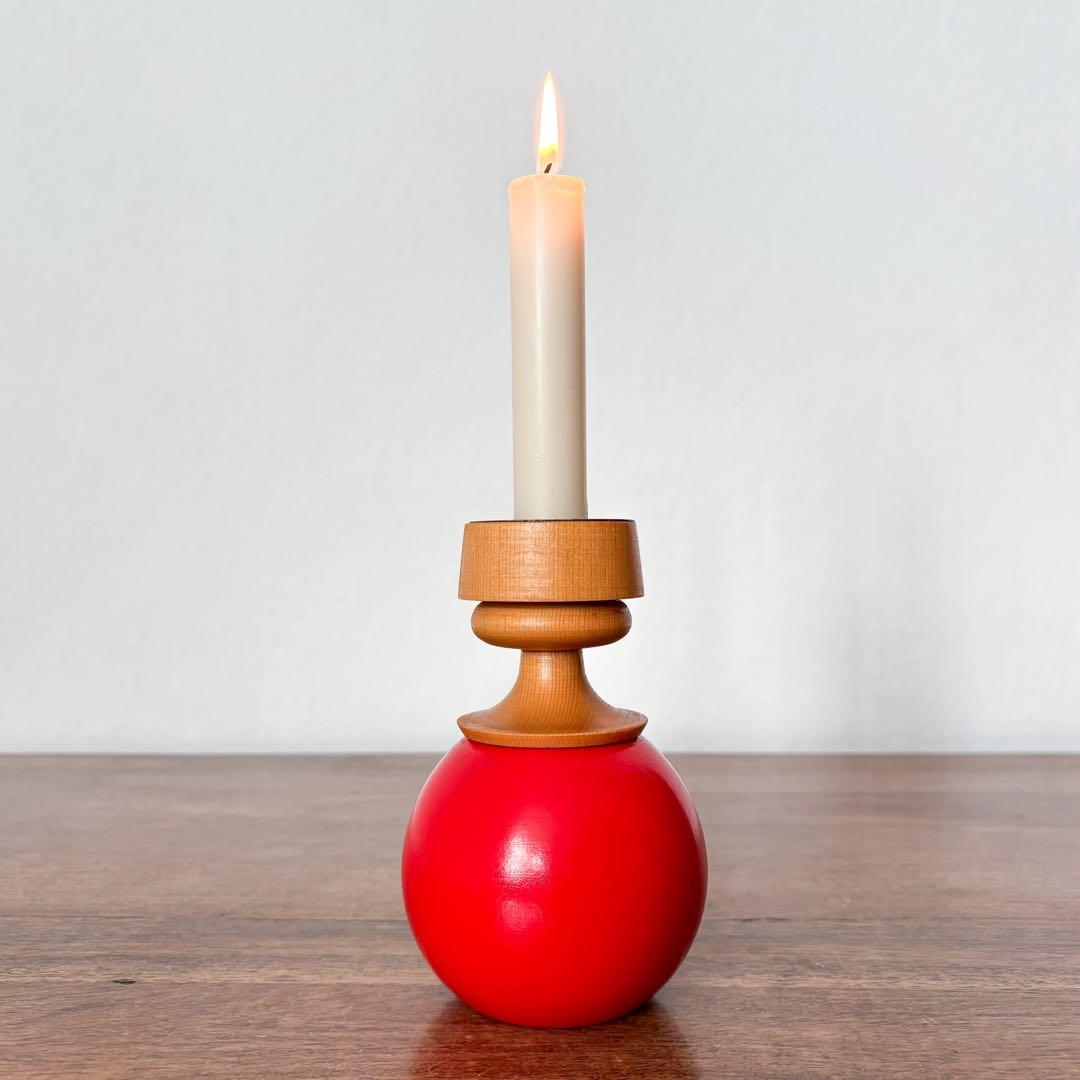 【東ドイツ 球体キャンドルスタンド】ミッドセンチュリー ヴィンテージ