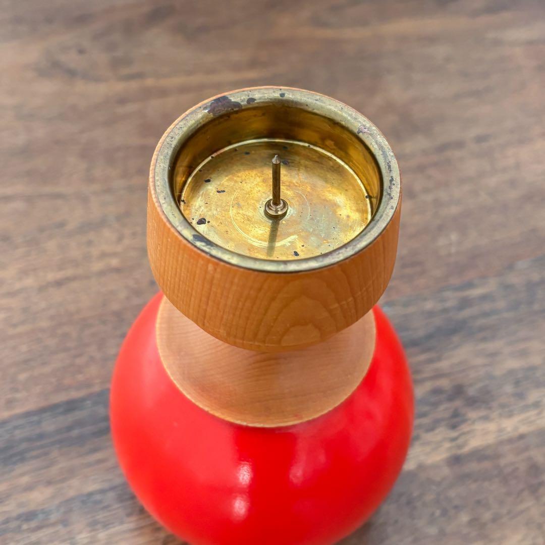 【東ドイツ 球体キャンドルスタンド】ミッドセンチュリー ヴィンテージ