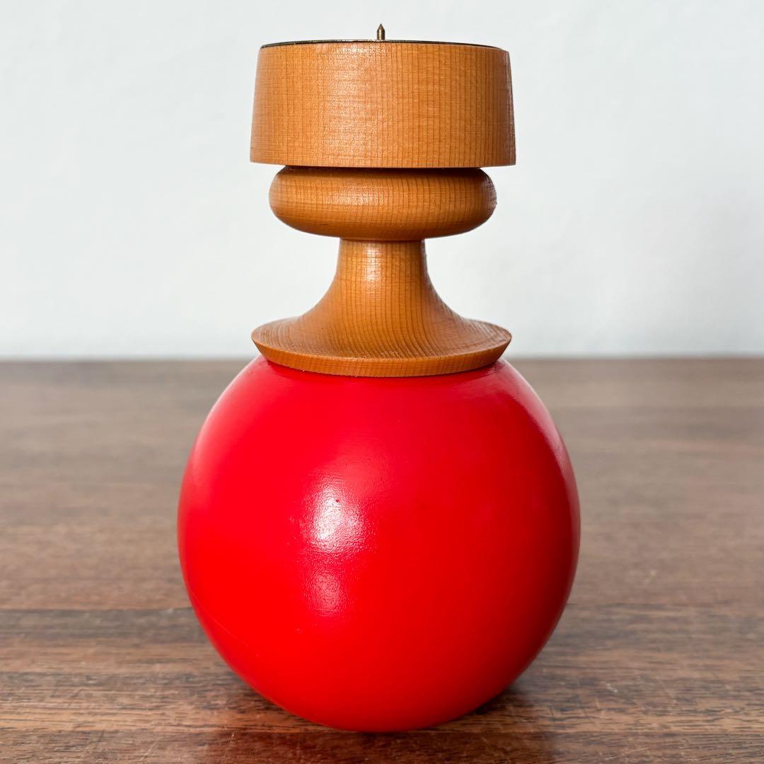 【東ドイツ 球体キャンドルスタンド】ミッドセンチュリー ヴィンテージ