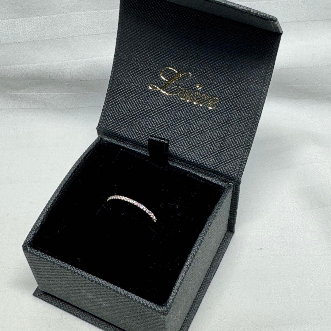 Luire エタニティリング 0.1ct K18 シャンパンゴールド 11号