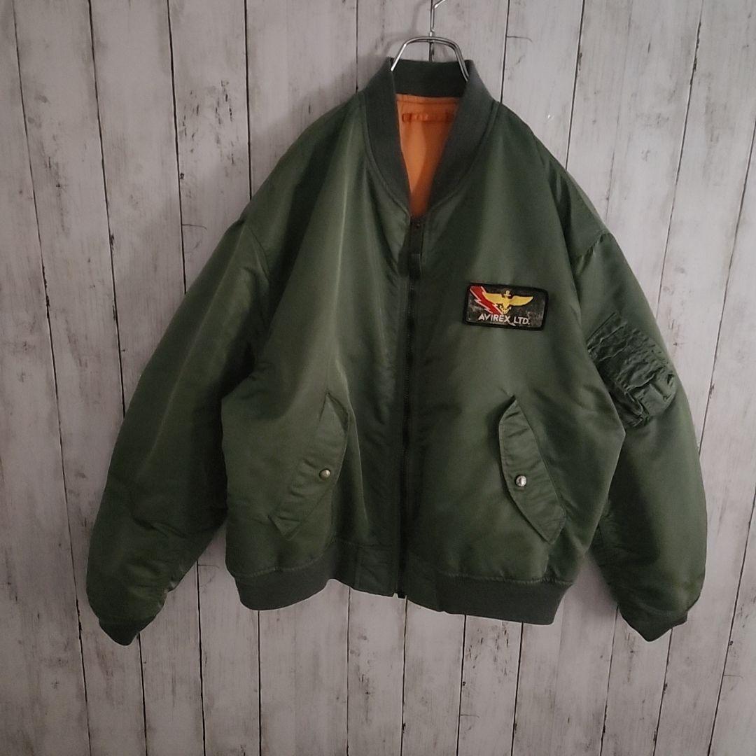 【定番人気】AVIREX フライトジャケット リバーシブル