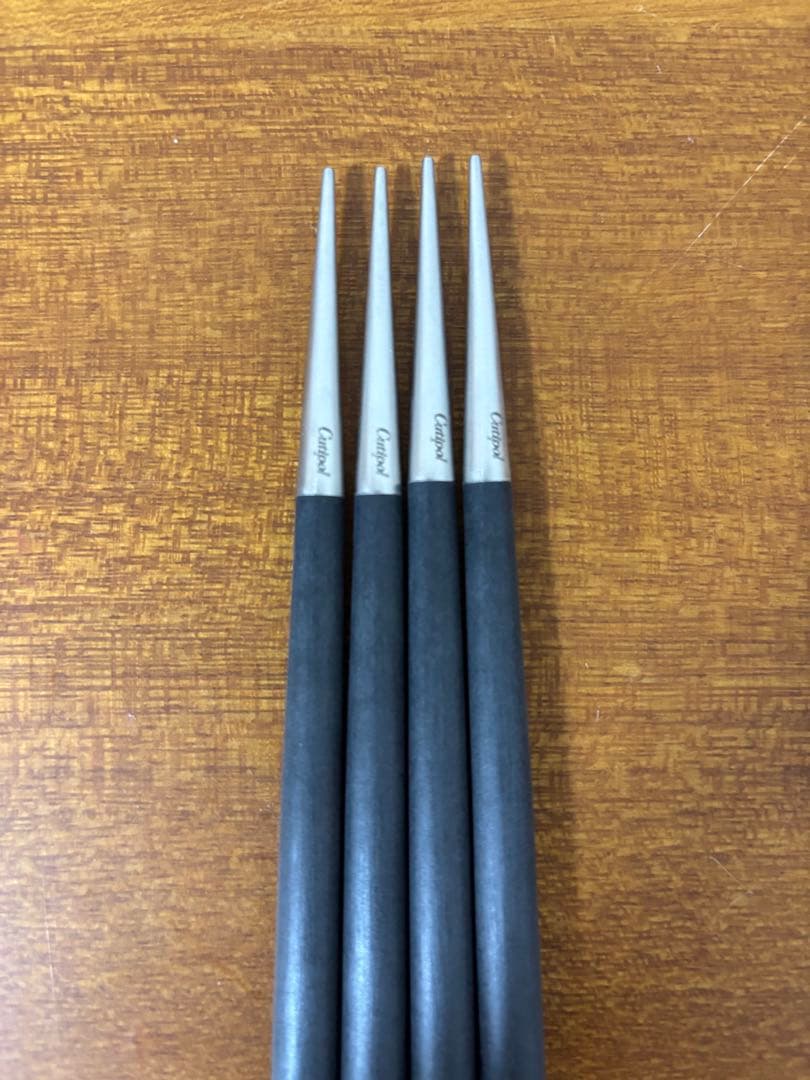 クチポール　GOAブラック　箸、箸置きセット