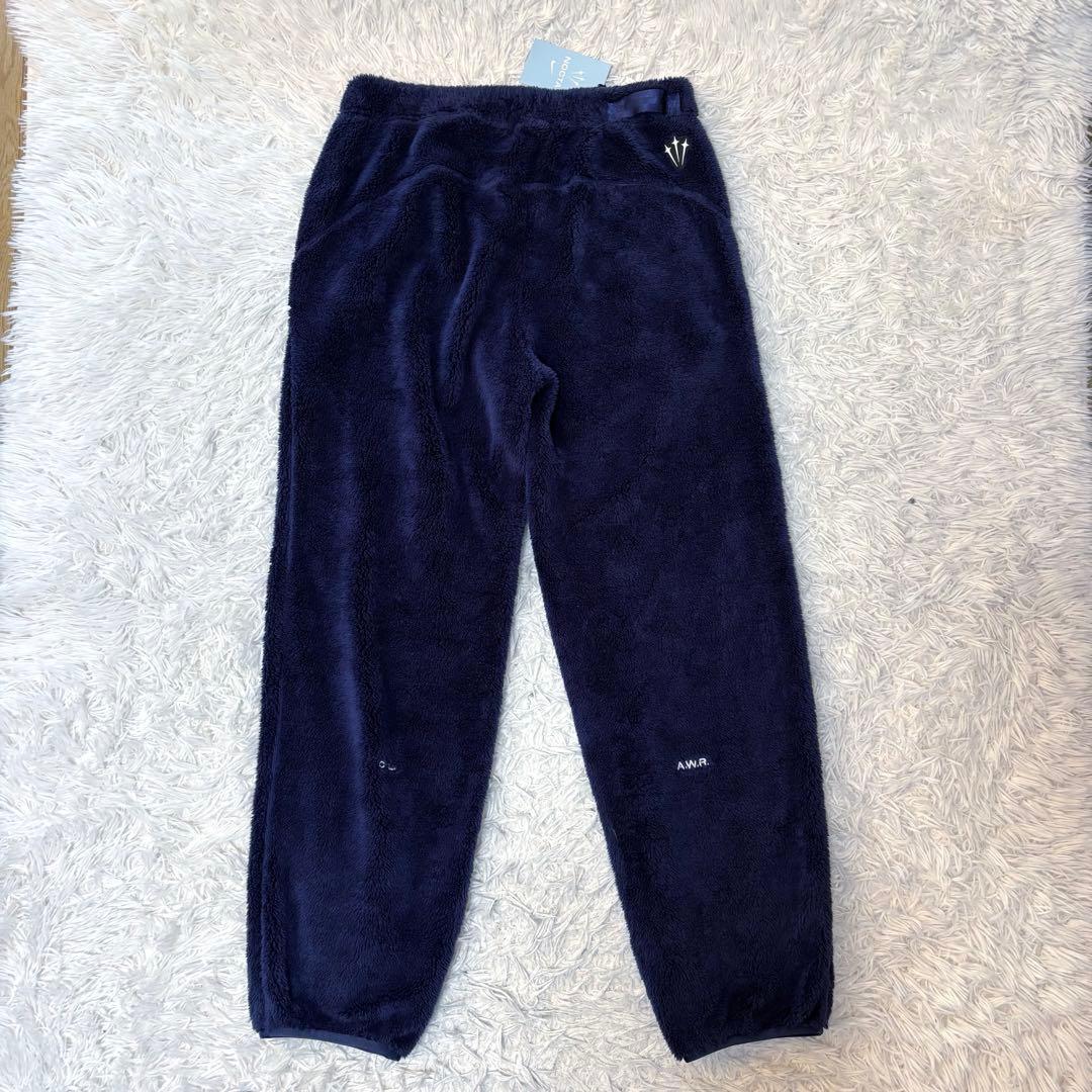 新品 NIKE nocta コラボ ボア フリース パンツ ネイビー ナイキ