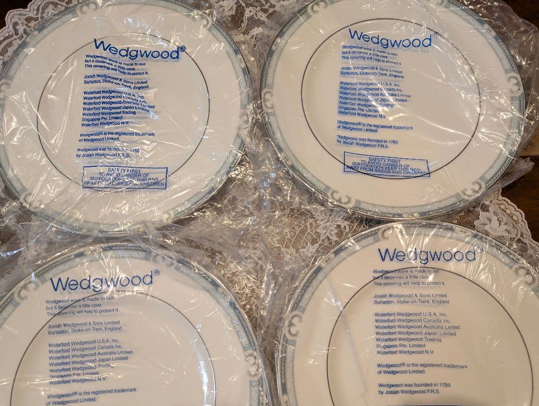 ウェッジウッド　メイスフィールド　プレート　4枚