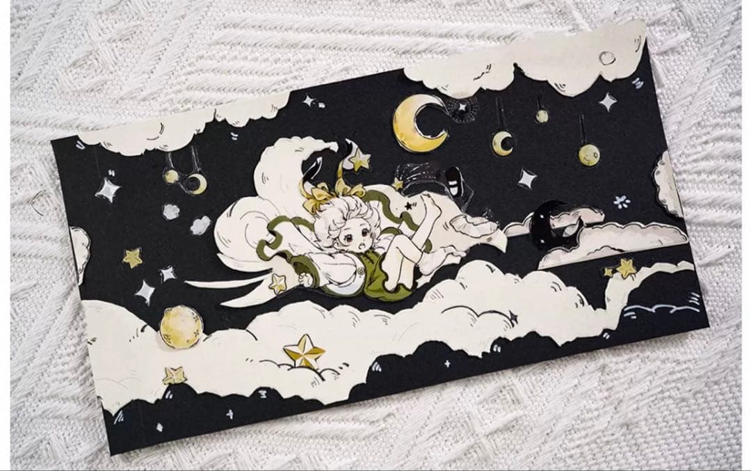 风见幸山《修月人》海外マスキングテープ　マステ 【2246】