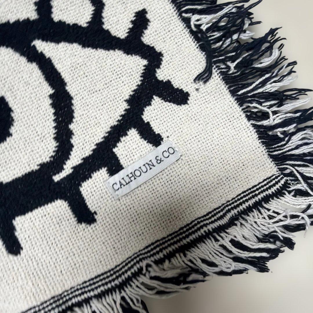 リバーシブル　目　マルチカバー　ソファカバー　ヴィンテージラグ　178x120