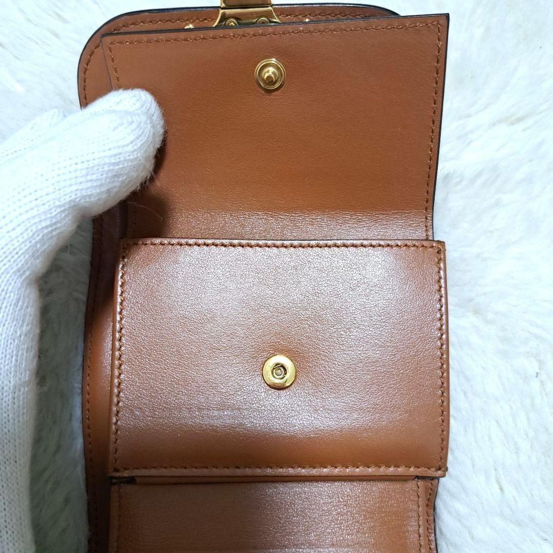 ✨極美品　正規品✨セリーヌ　三つ折り　キャンバス　スモールトリフォールド