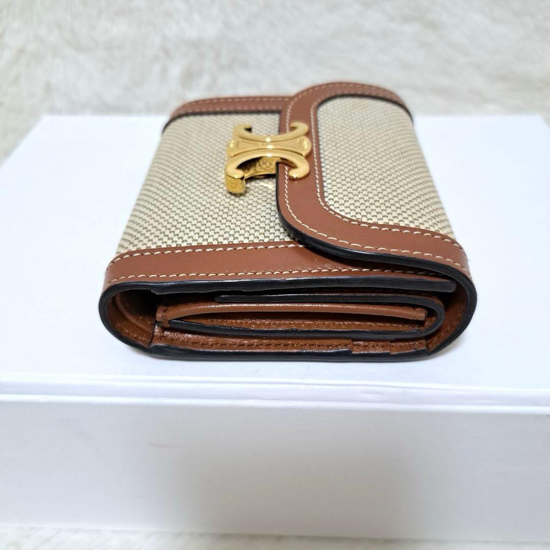 ✨極美品　正規品✨セリーヌ　三つ折り　キャンバス　スモールトリフォールド