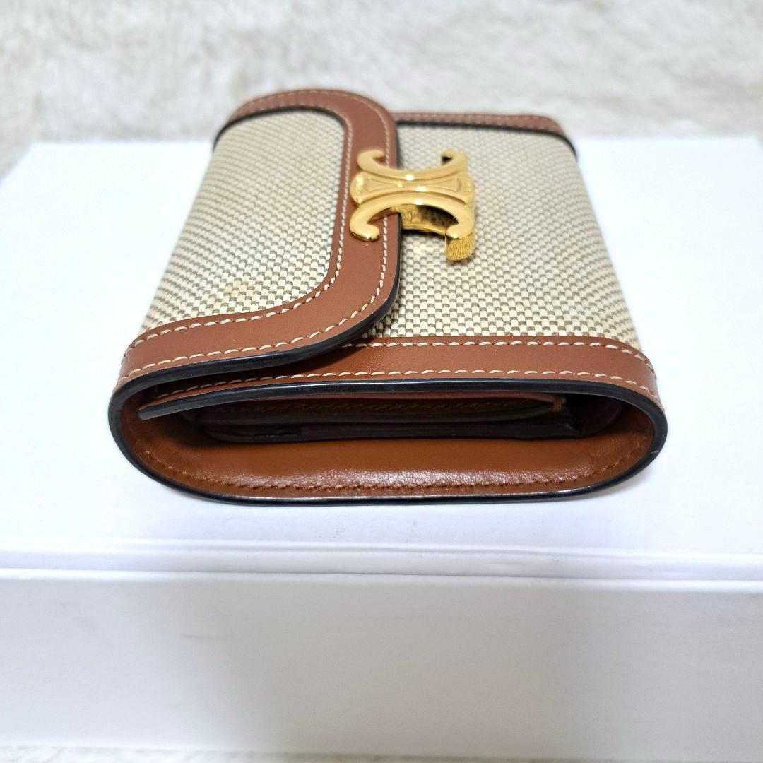 ✨極美品　正規品✨セリーヌ　三つ折り　キャンバス　スモールトリフォールド