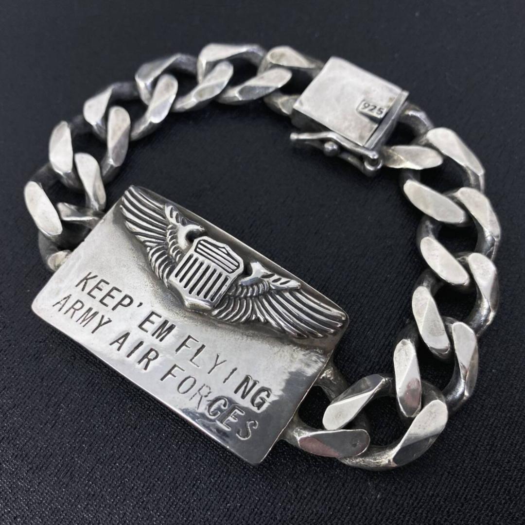 アクセサリー BUZZ RICKSON'S AVIATOR SILVER BRACELET