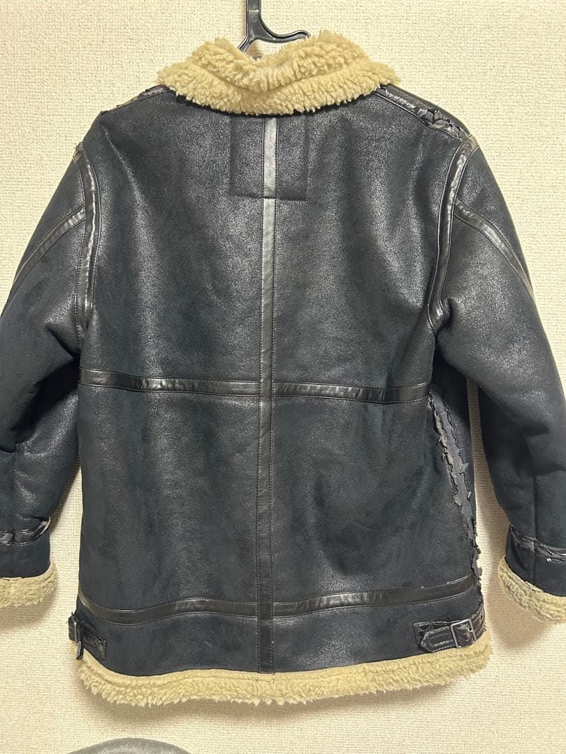 ALPHA アルファ B-3 ブルゾン フェイクムートン フライトジャケット
