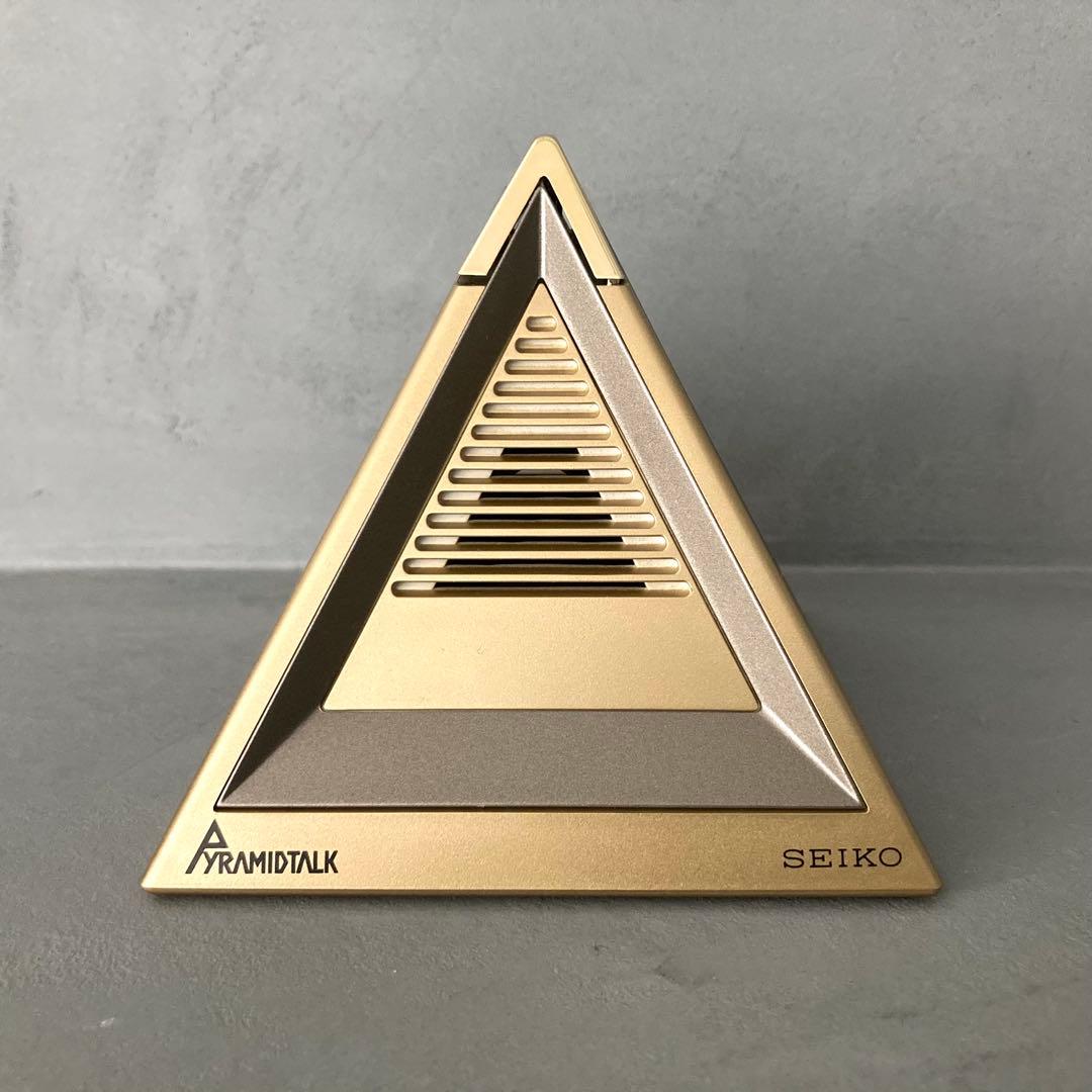 【未使用】SEIKO セイコー ピラミッドトーク クオーツクロックDA587G