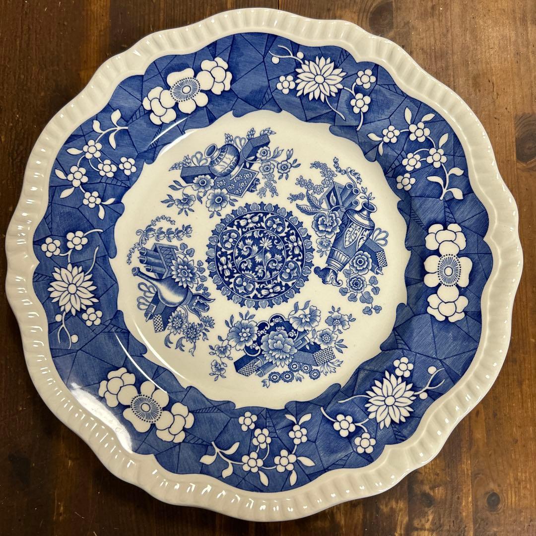 希少　スポード　ブルールームコレクション　27.5㎝　ディナープレート　廃盤品