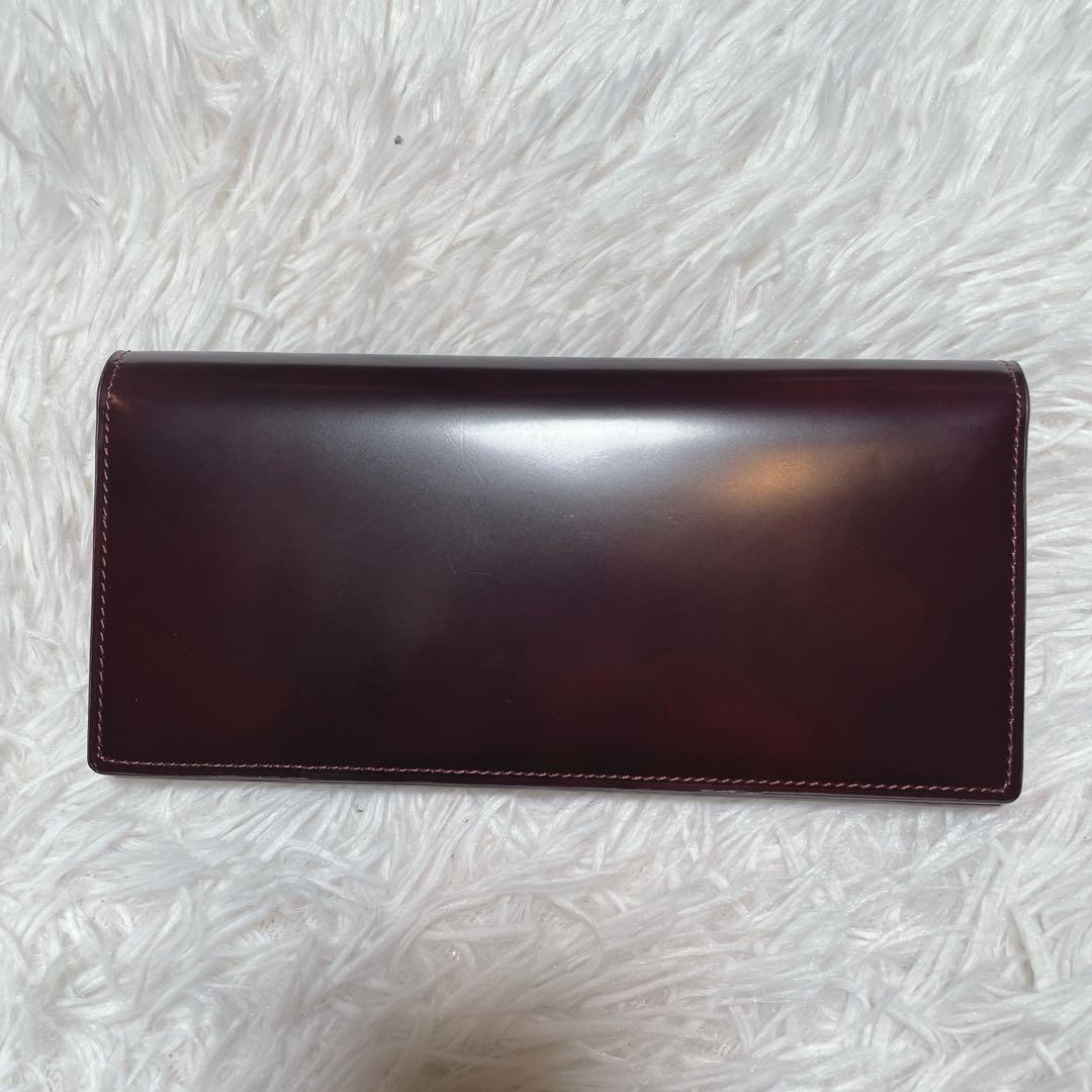 新品　未使用　フライングホース　コードバン　ブラウン　馬革　長財布　ロング