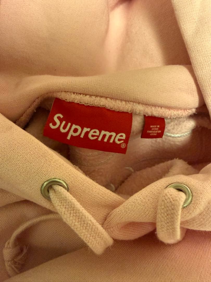 トップス Supreme Satin Applique parker pink