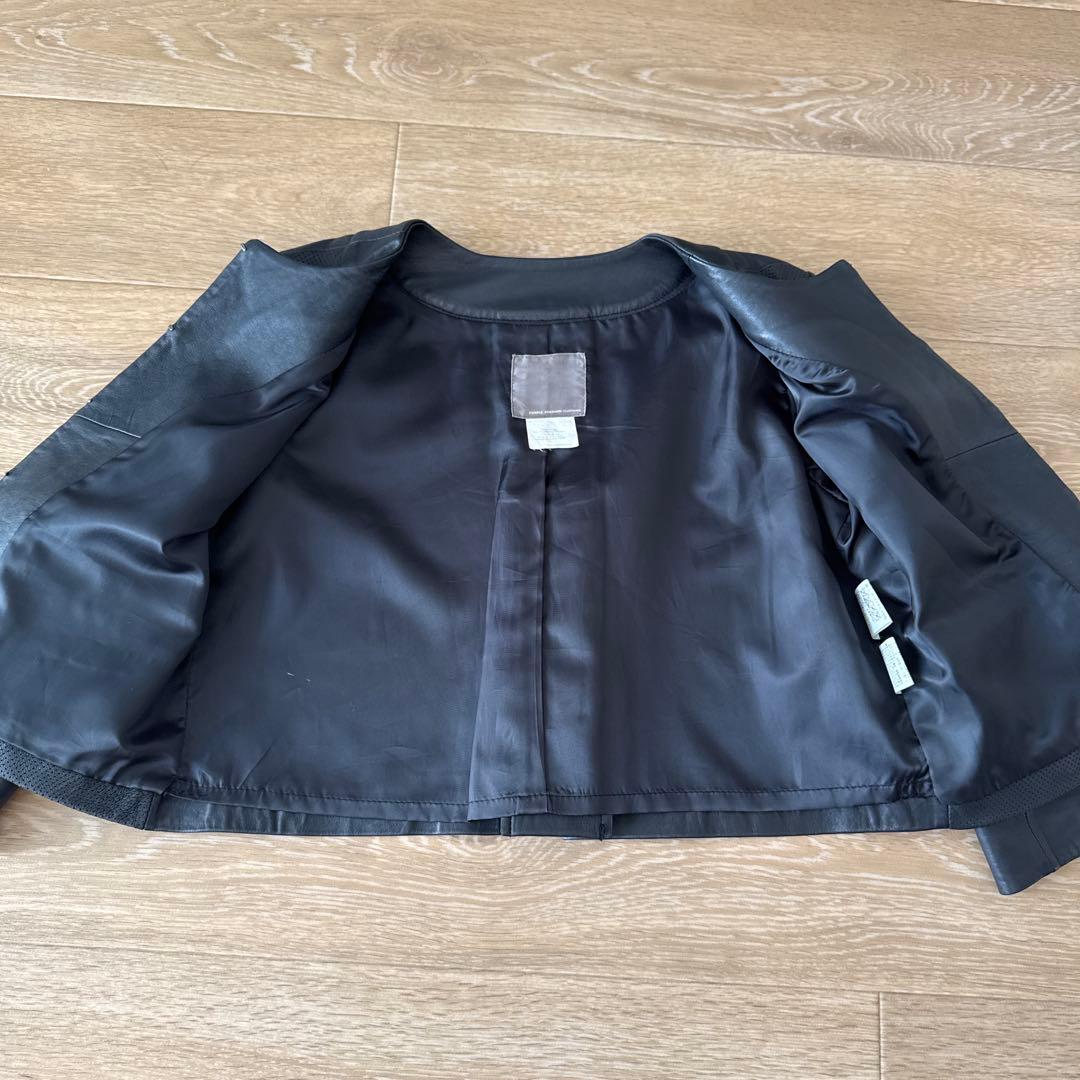 DOUBLE STANDARD CLOTHING レザージャケット　ブラック