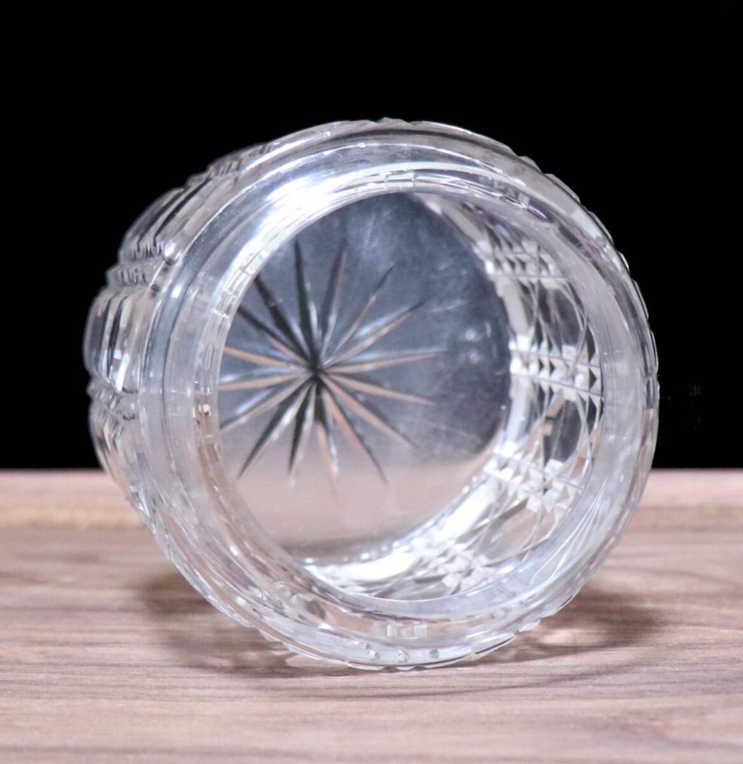 オールド・バカラ 稀少型 1890年頃 切子 小物入れ ディアマン ピエーリー