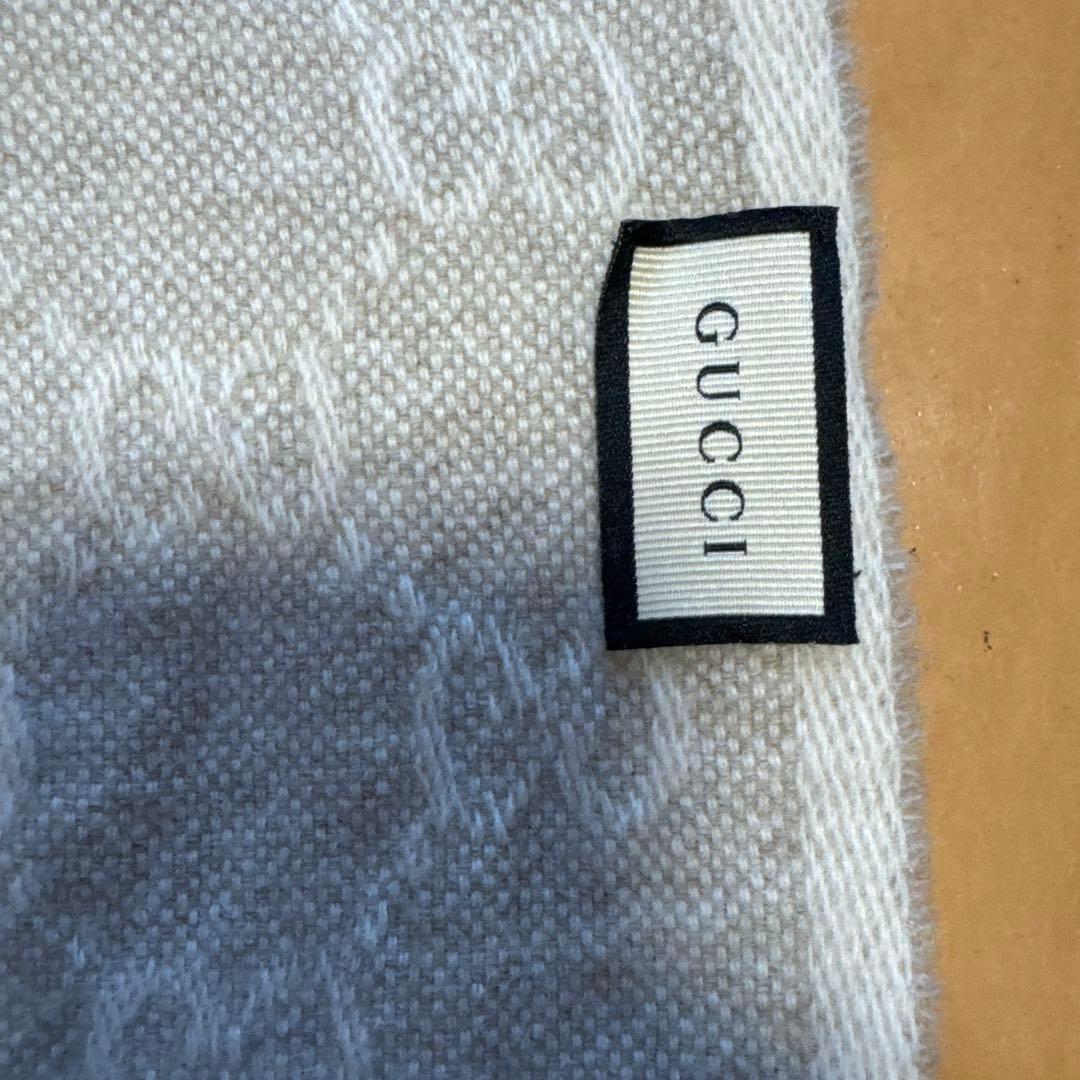 GUCCI グッチ　ウールマフラー