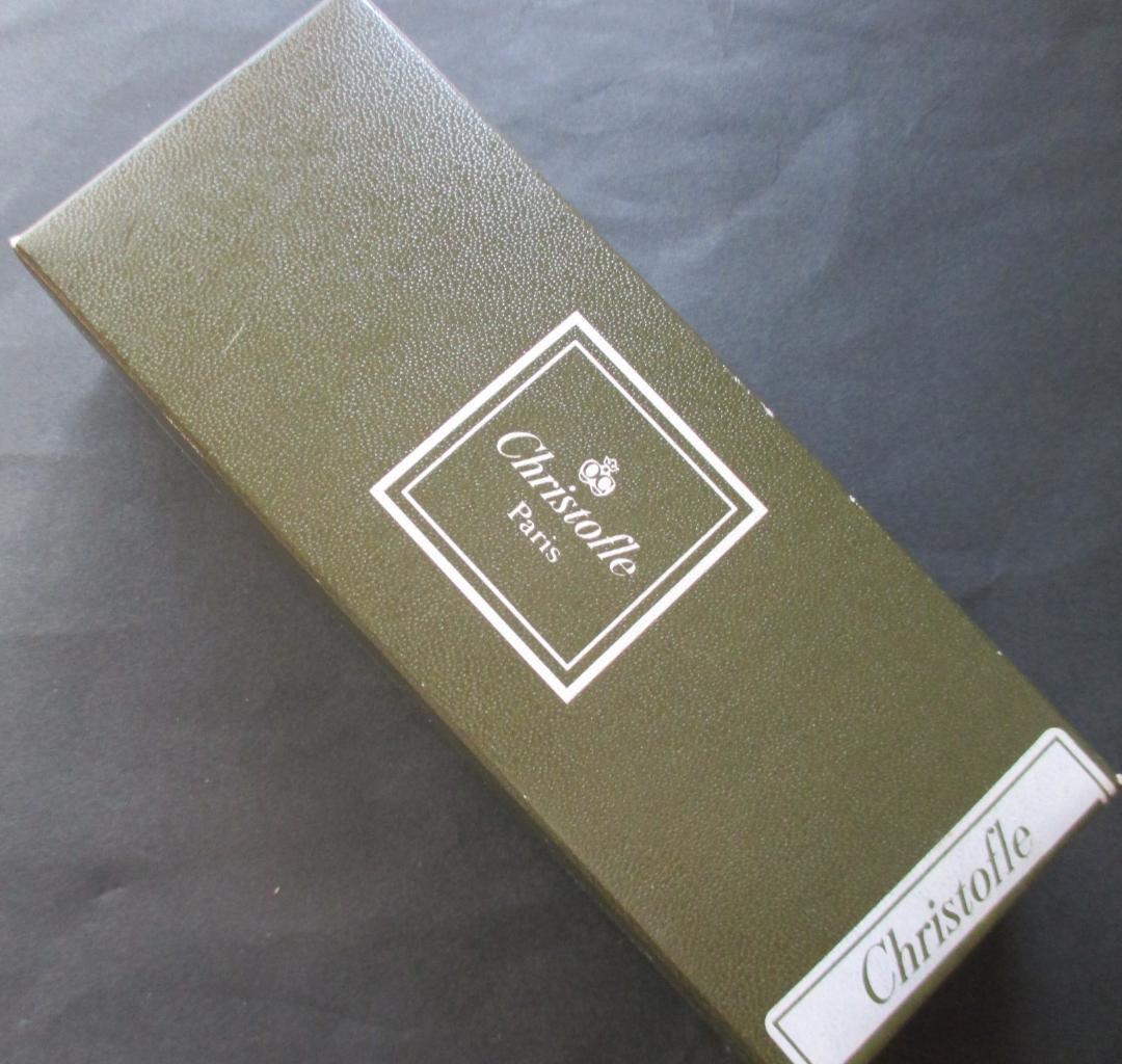 未使用品☆仏蘭西高級銀器クリストフルシルバー　デミタススプーン６本セット　シノン