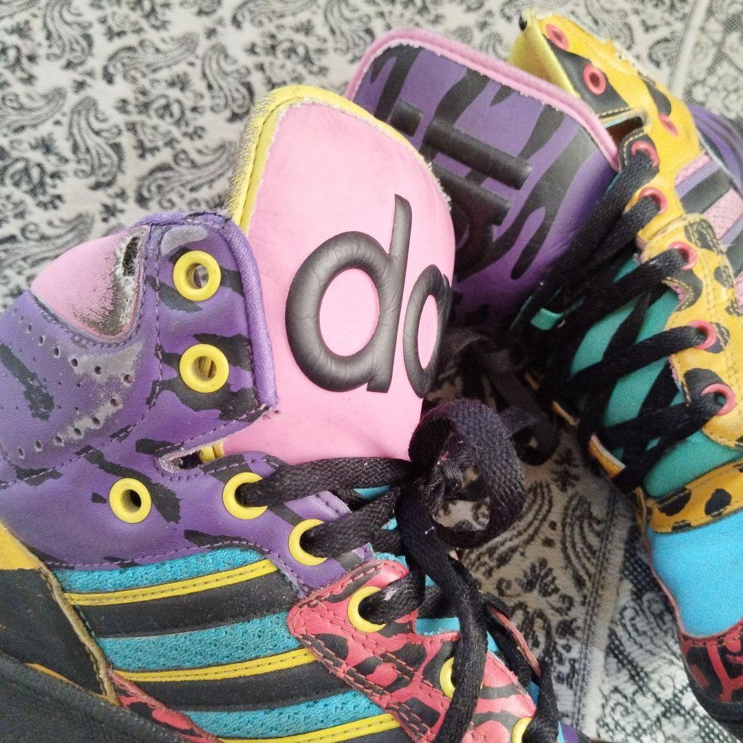 ジェレミースコットadidas カラフルハイカットスニーカー