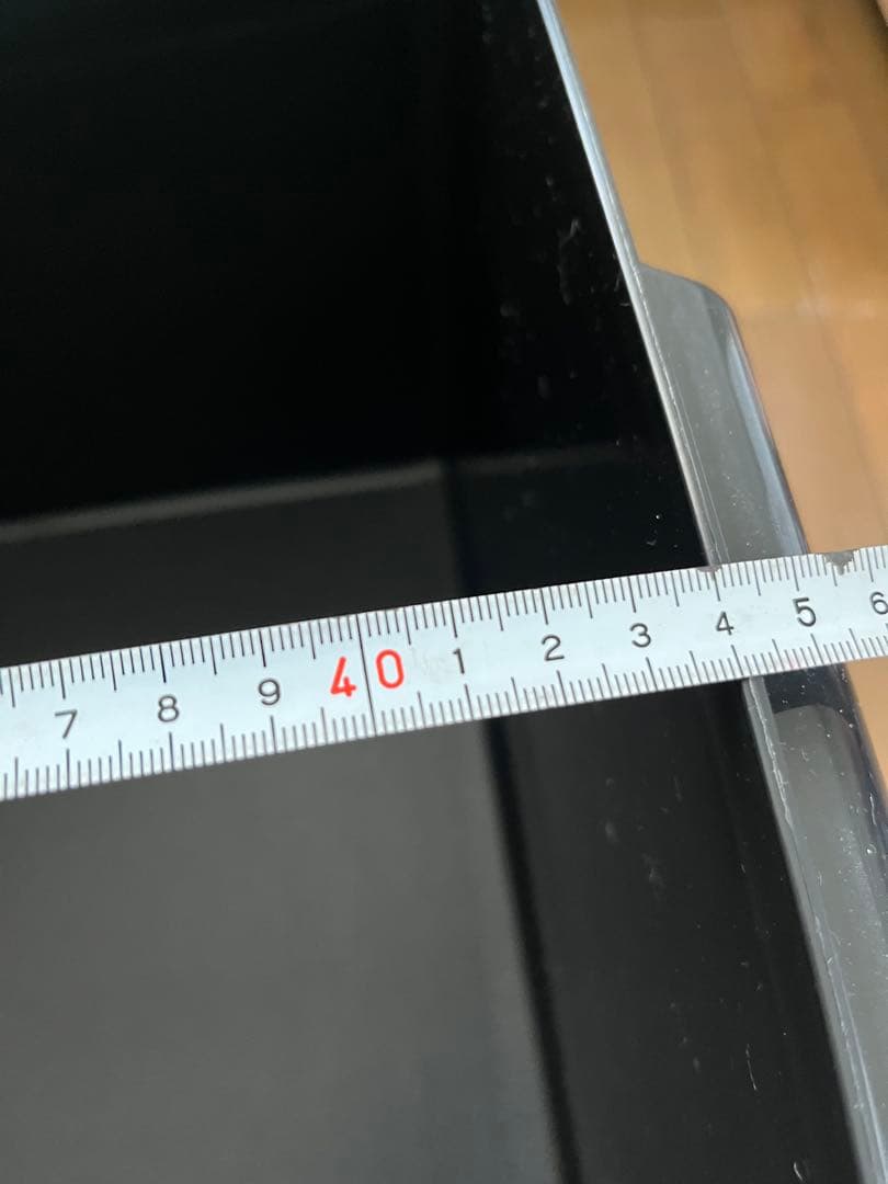 タッパーウェア　ウルトラスーパーケース 黒のプラスチック収納ケース2個セット