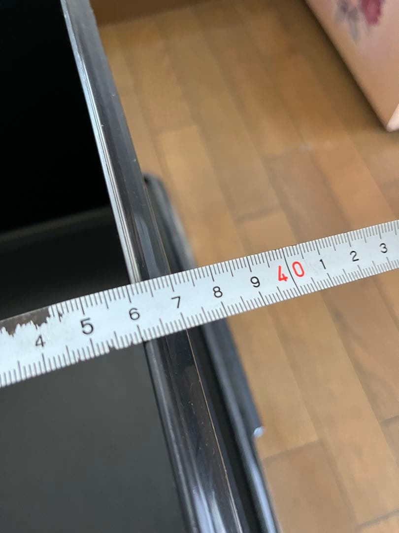 タッパーウェア　ウルトラスーパーケース 黒のプラスチック収納ケース2個セット