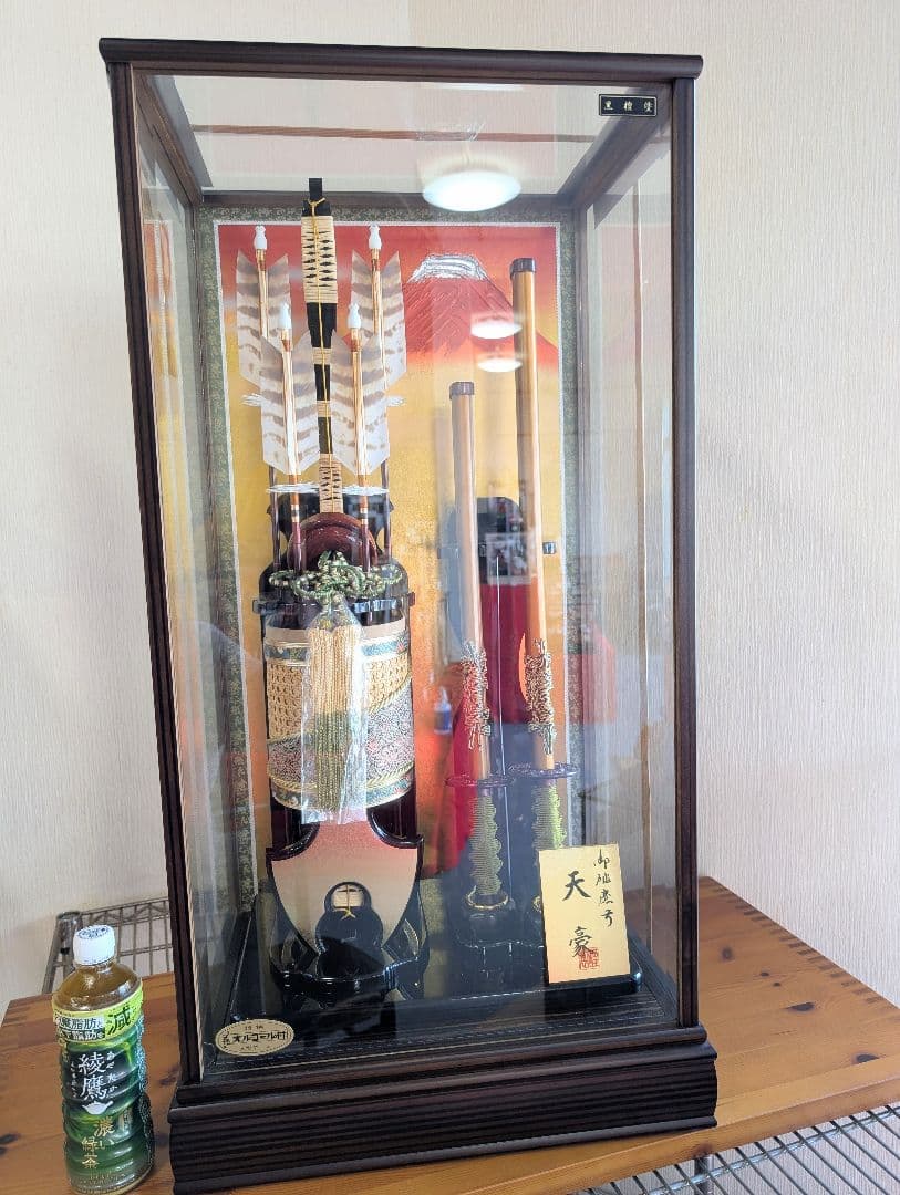 天豪 破魔弓 ガラスケース 正月飾り お正月 五月人形 兜飾り 鎧飾り 男の子1