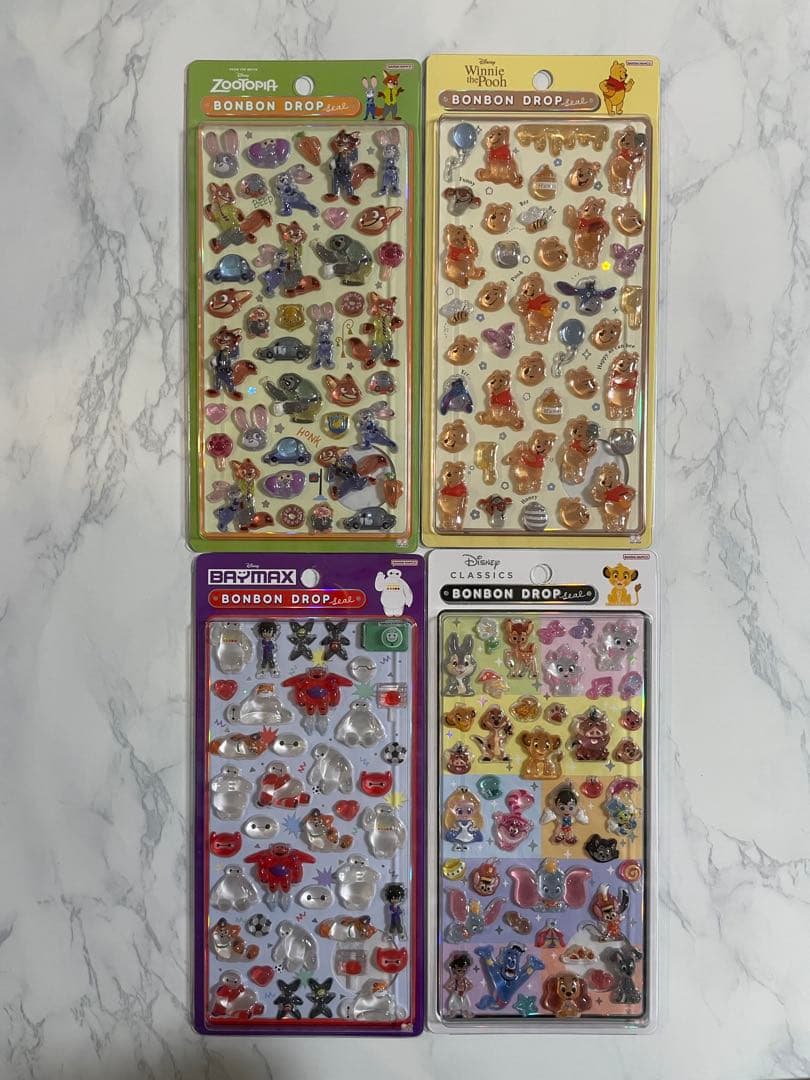 【正規品】 ボンボンドロップシール ディズニー　セット
