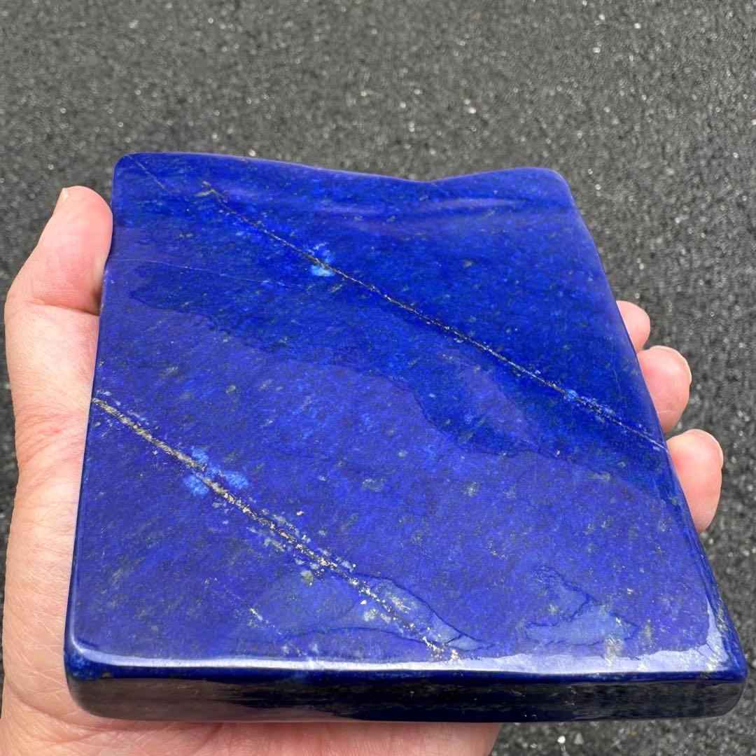 ☆ラピスラズリ☆5A☆引寄せ☆約783gアフガニスタン産☆天然無着色☆木製台座付