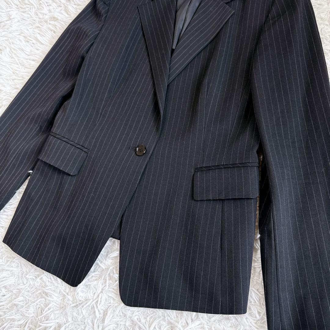 ✨美品✨UNTITLED アンタイトル パンツスーツ ストライプ 大きいサイズ