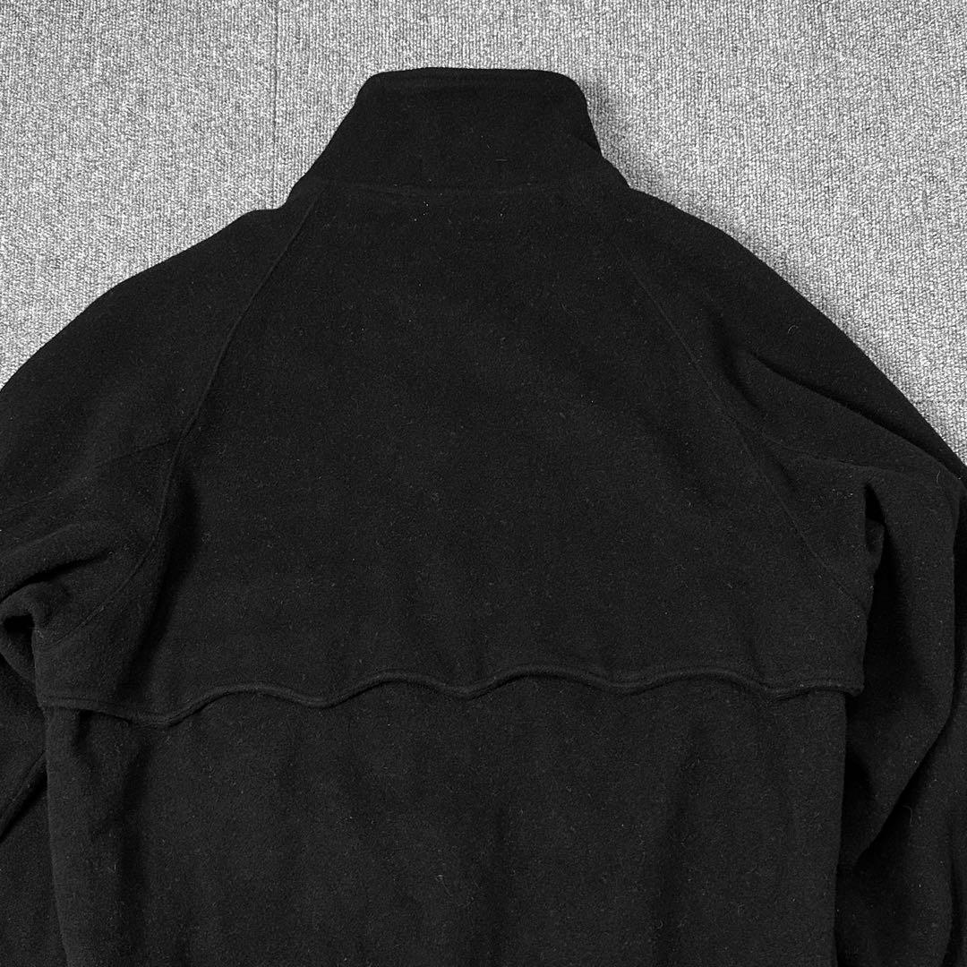 90s ウール ハリントンジャケット 黒 ブラック 古着